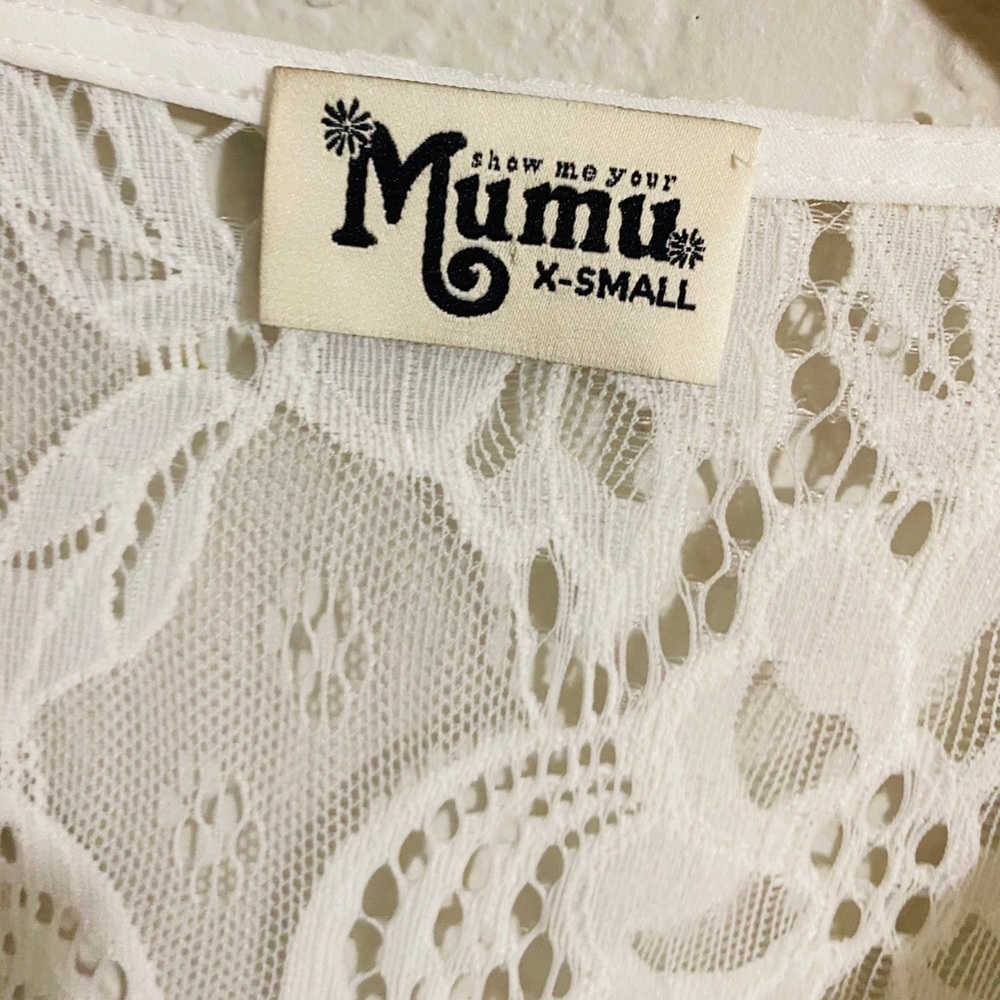 Show Me Your Mumu Roxy Plunging Romper White XS - Picture 6 of 10